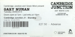 Cambridge Ticket 2014